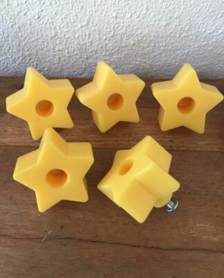 5 gule greb - stjerne.