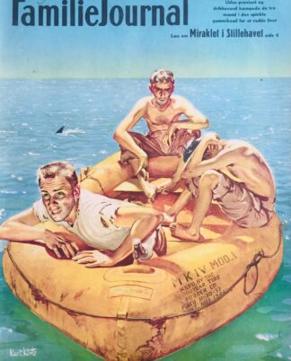Flot forside FamilieJournal tegnet af Kurt Kint. 1953