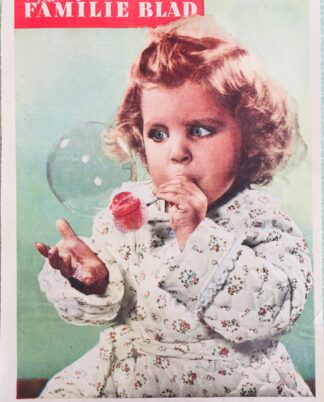 Gammel forside Dansk Familie Blad 1955.