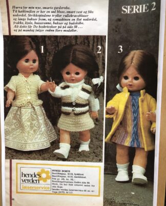 Mønstre til Dukke Dorte 1975