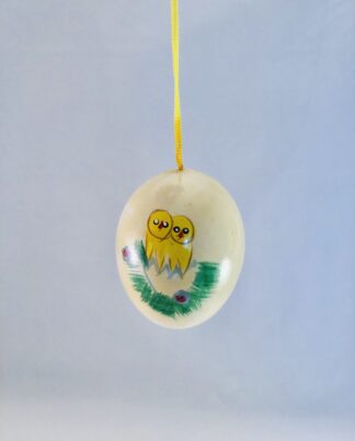 Håndmalet påskeæg.