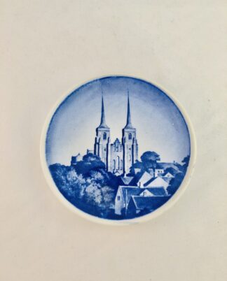Royal Copenhagen lille platte “Roskilde Domkirke”