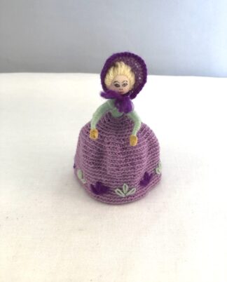 Håndlavet forårsdame - Lys-lilla