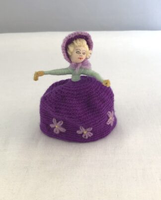 Håndlavet forårsdame - Lilla