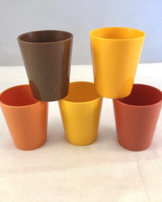 5 stk. små bægre - Tupperware.