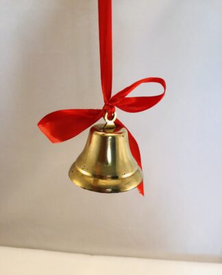 Messing juleklokke.