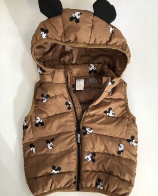 Vest med Mickey Mouse. - Str. 74.