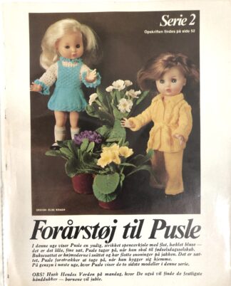 Opskrifter til Pusle dukken - 1974.