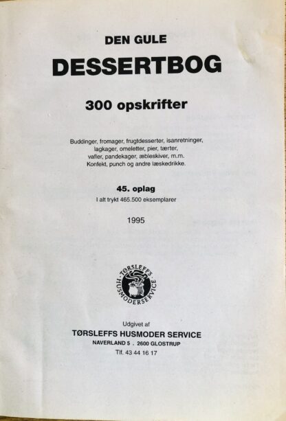 “Den gule Dessertbog” - Billede 2