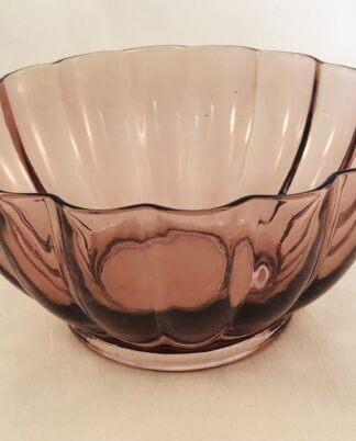 Glasskål.