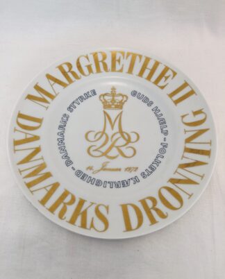 Platte - Dronning Margrethes tronbestigelse.