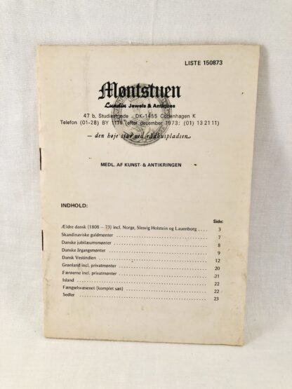 "Møntstuen" 1973.