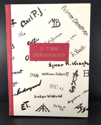 "Signaturbogen" - Kai V. Timm