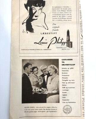 2 små gamle reklamer 1953.
