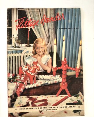 Forside fra Flittige Hænder 1956.