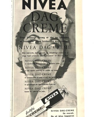 Gammel Nivea reklame 1956.