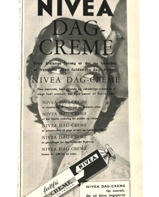Gammel Nivea reklame 1956.
