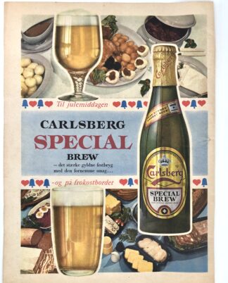 Gammel Carlsberg Special reklame 1956.