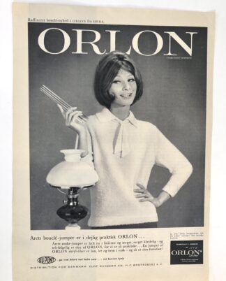 Gammel reklame – ORLON jumper.