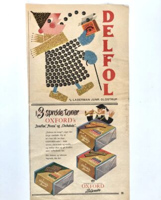 2 små gamle reklamer 1954.