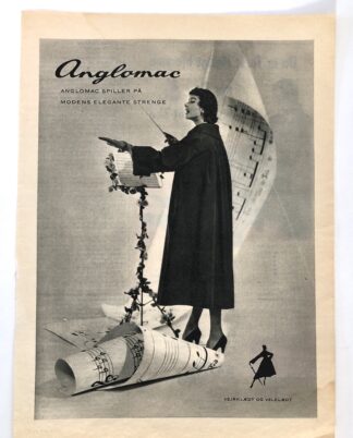 Gammel Anglomac reklame 1955.
