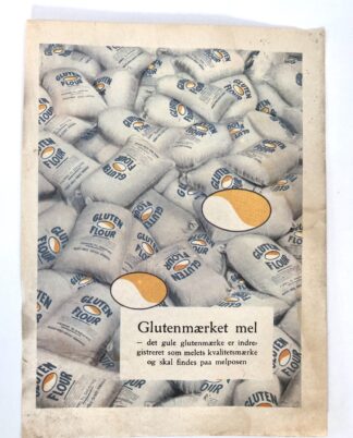 Gammel Gluten reklame 1955.