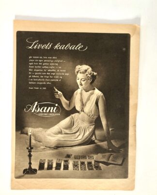Gammel Asani-reklame 1951.