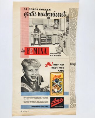 2 gamle reklamer 1957.