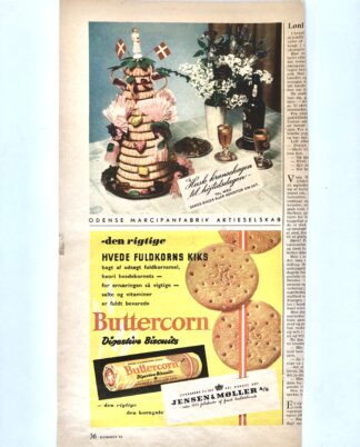 2 gamle reklamer 1954.