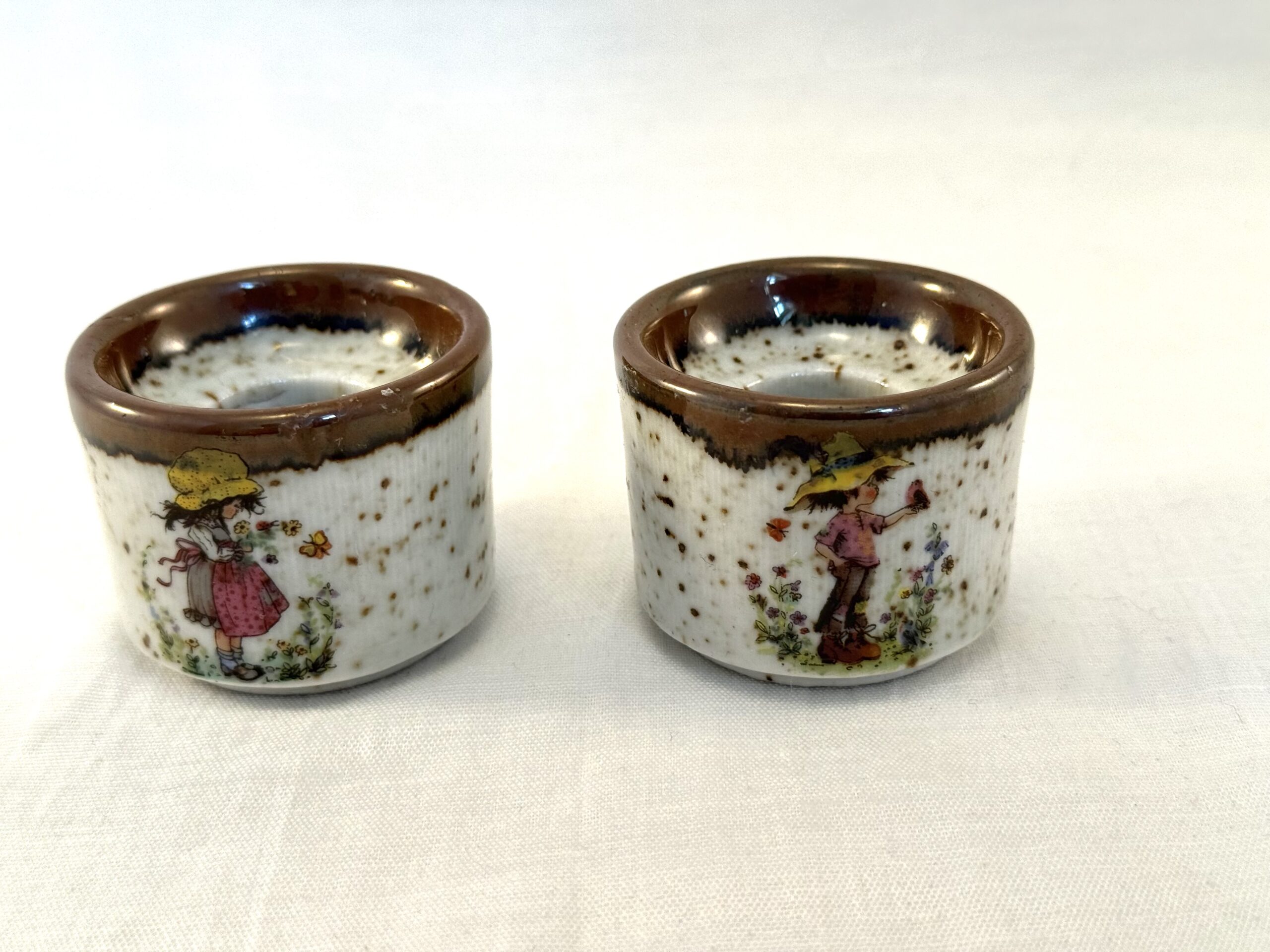 2 retro lysestager. - Billede 2