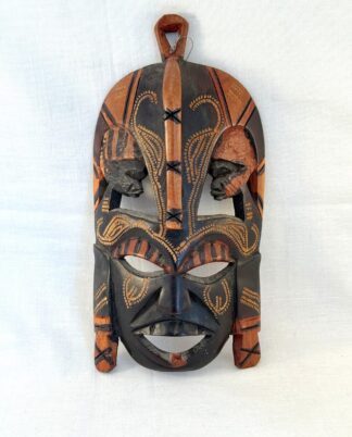 Træmaske.