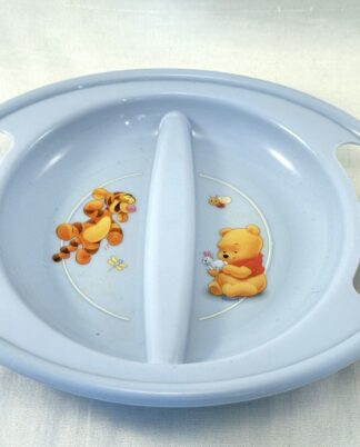 Disney børnetallerken med  Peter Plys og Tigerdyret.