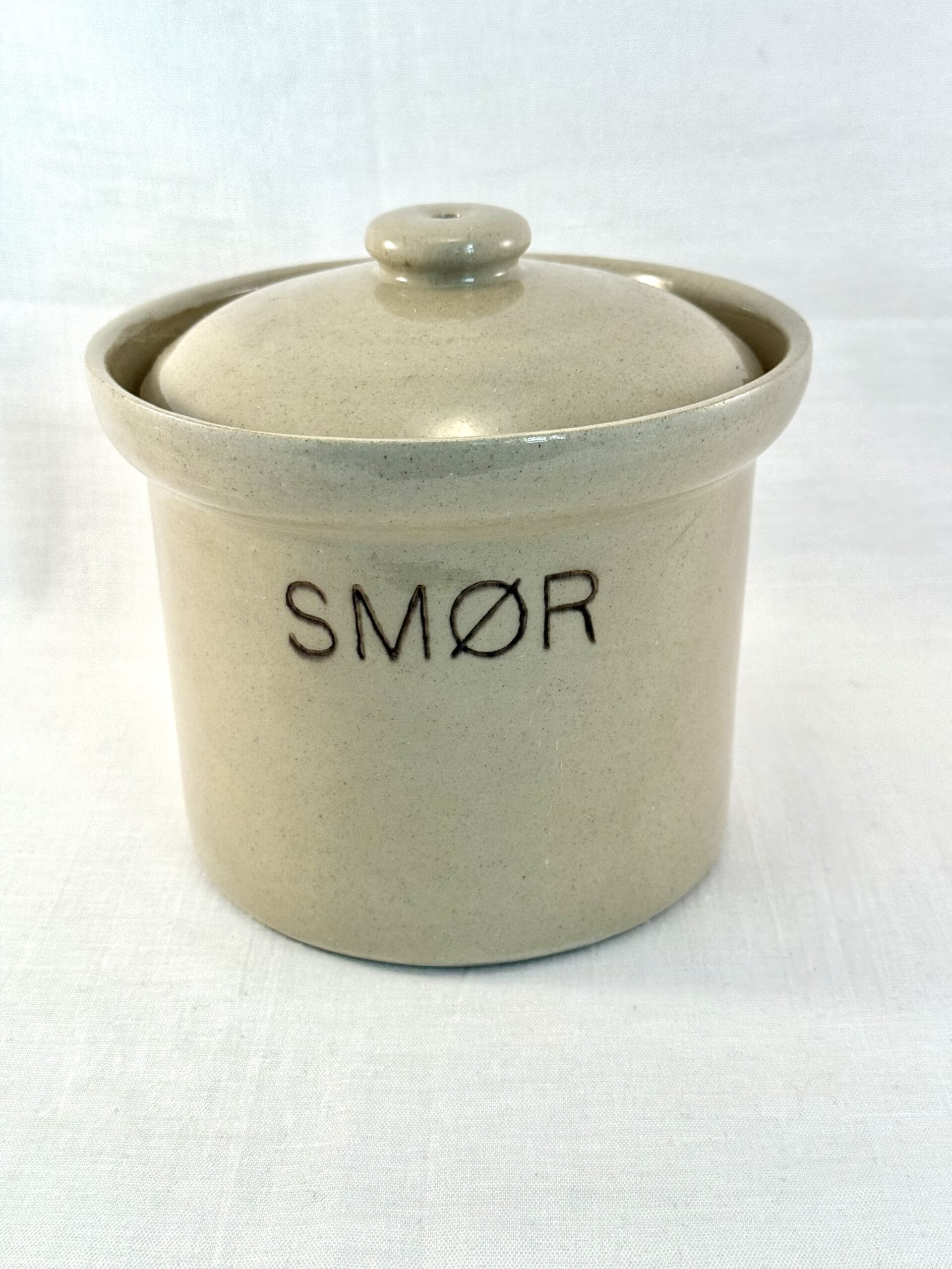 Stentøjskrukke til SMØR.