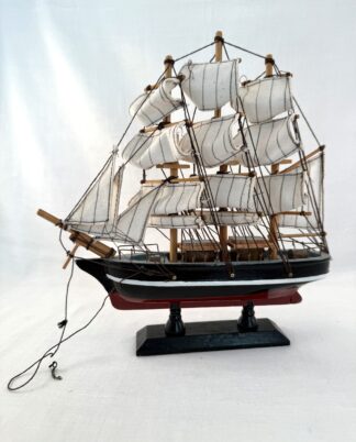 Modelskib - Tremastet sejlskib.