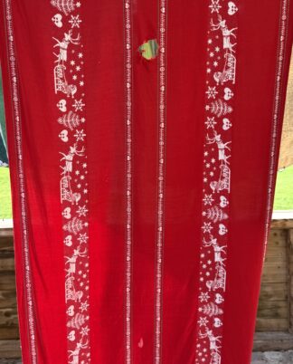 Vævet juledug til krea.