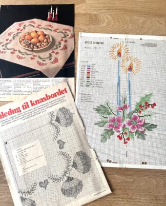 "Julebroderier" Hendes Verden 1977.