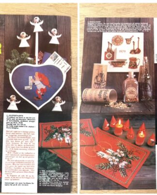“Julebroderier” Familie Journalens mønsterark 1979