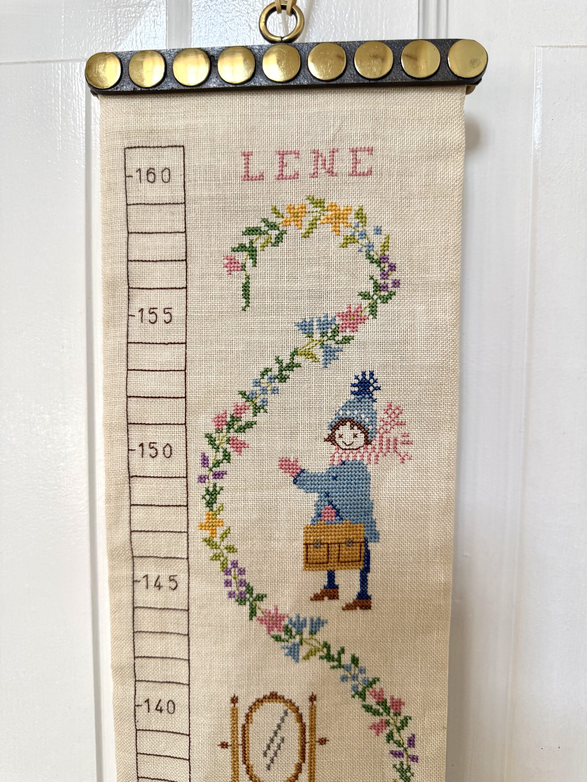 Broderet højdemåler – 50–160 cm. - Billede 7